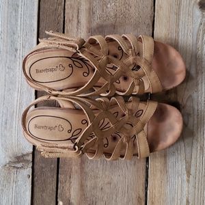 Baretraps Honey Leather Kaylyn Strappy Sandals size 8
